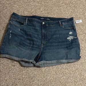 Old Navy Women's Dark Blue Jean Shorts